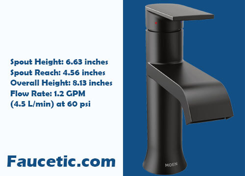 Moen Genta LX 6702BL Bathroom Sink Faucet