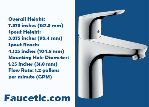 Hansgrohe 04371000 Modern Bathroom Sink Faucet