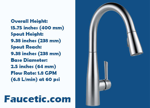 Delta 9113-AR-DST Single Handle Kitchen Faucet