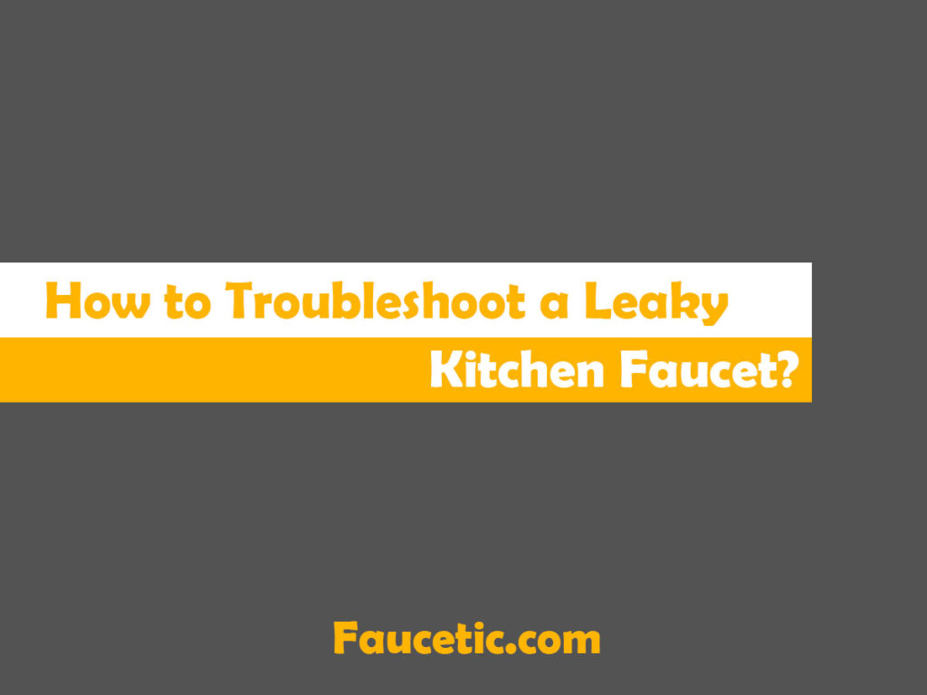 How to Troubleshoot a Leaky Kitchen Faucet?