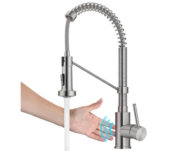 Kraus KSF-1610SFS Touchless Kitchen Faucet