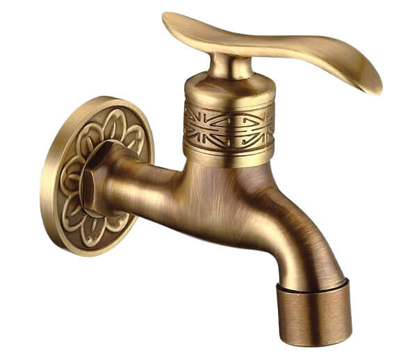 Harpoon Antique Brass Outdoor Faucet