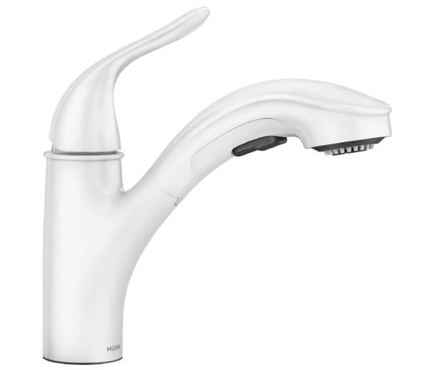 Moen Brecklyn Glacier 87557W Kitchen Faucet