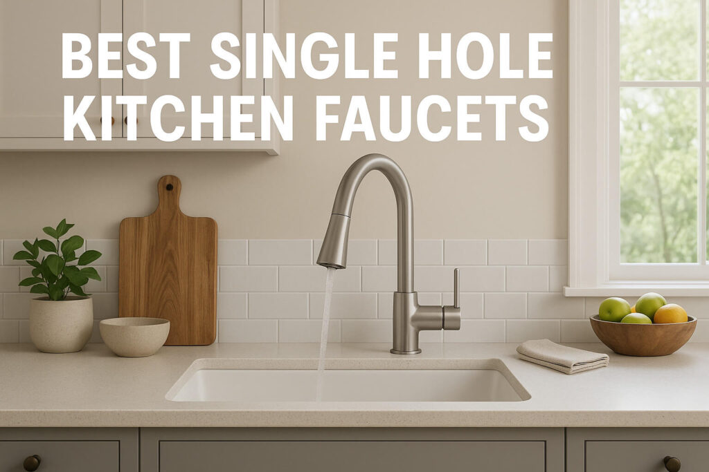 Best single hole kitchen faucets