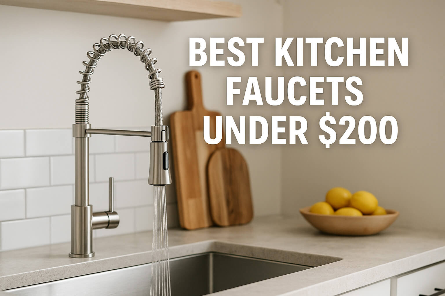 The Best Kitchen Faucets under $200 of 2026
